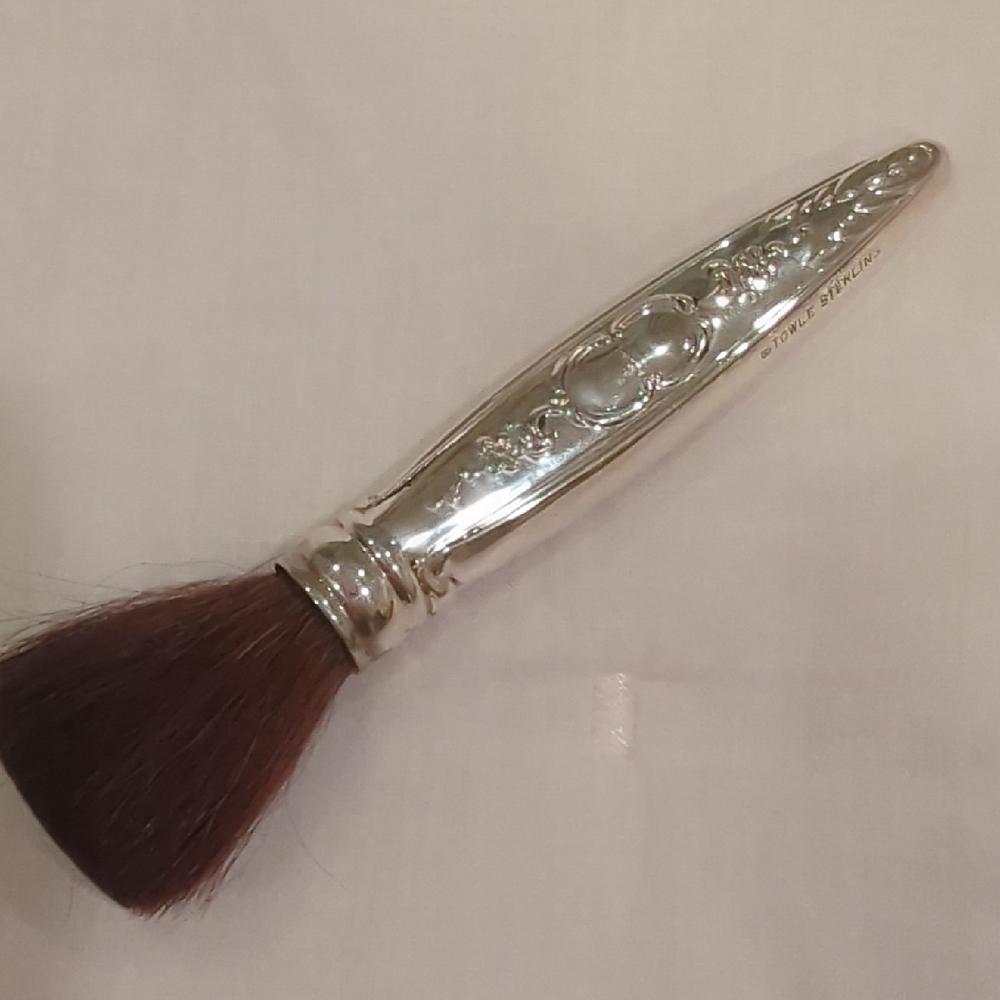 Sterling Silver Blush Brush By Towle Sterling.
